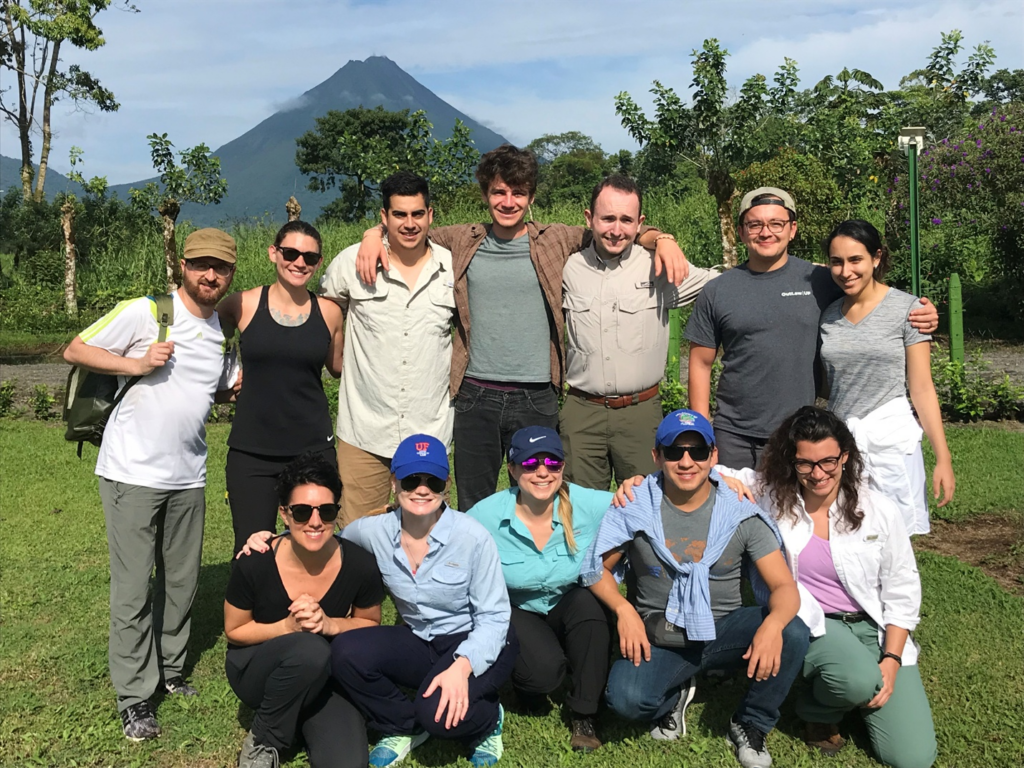 Group photo of the 2017 WIGF cohort at Costa Rica.