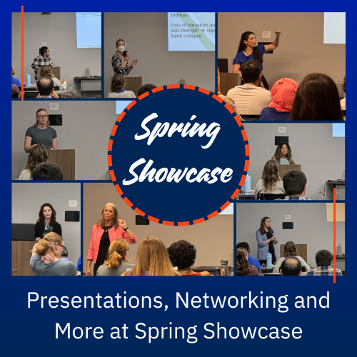 Various speakers at the UF Water Institute Spring Showcase.